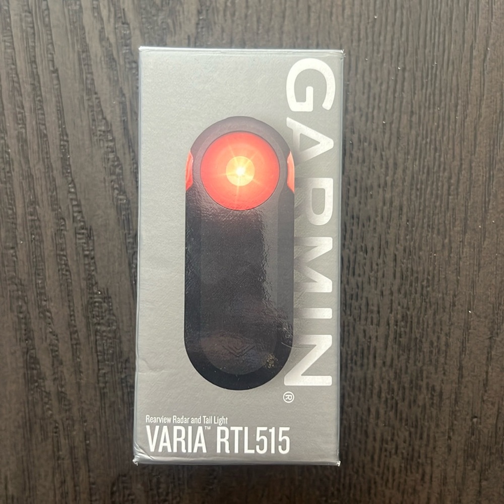 Garmin Varia RTL515 Cycling Radar & Tail Light - New in Box!